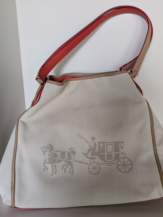 Coach Handbags - Coach Edie 31 Canvas Leather Shoulder Bag